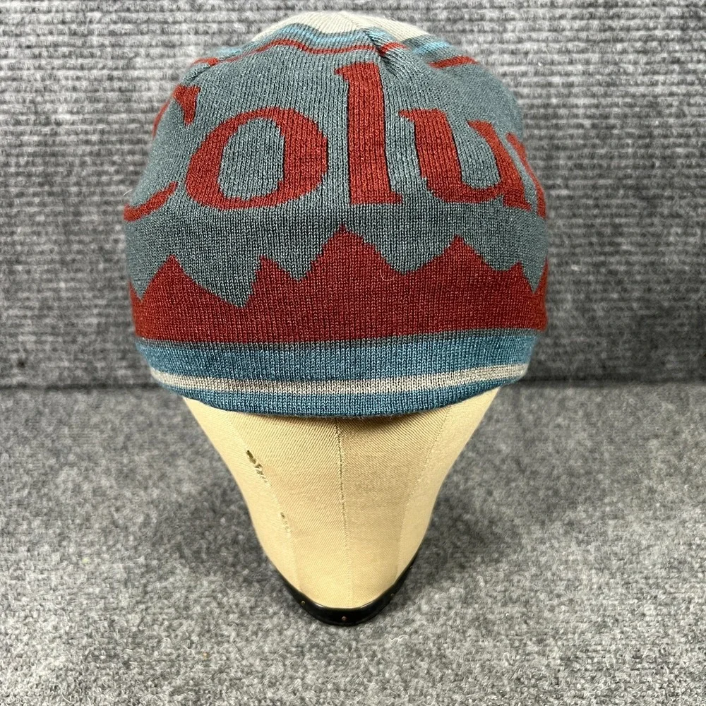 Columbia Cap Hat One Size Red Unisex Adult Stocking  Beanie Soft Warm